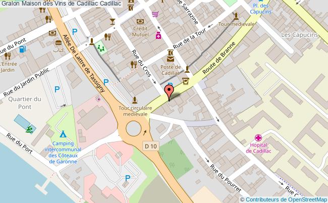 plan Maison Des Vins De Cadillac Cadillac Cadillac