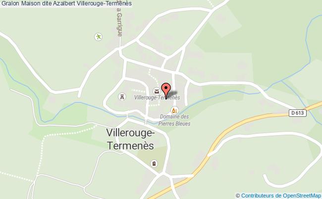 plan Maison Dite Azalbert Villerouge-termenès Villerouge-Termenès