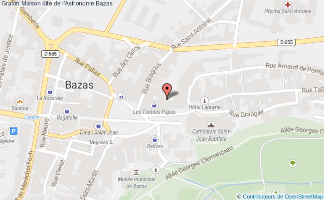 plan Maison Dite De L'astronome Bazas Bazas