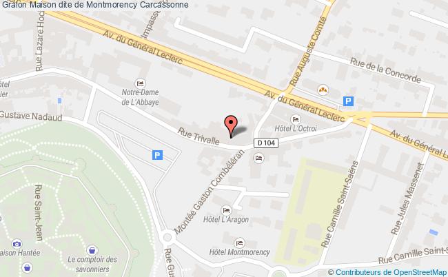 plan Maison Dite De Montmorency Carcassonne Carcassonne