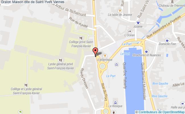 plan Maison Dite De Saint-yves Vannes Vannes