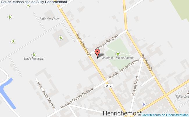plan Maison Dite De Sully Henrichemont Henrichemont