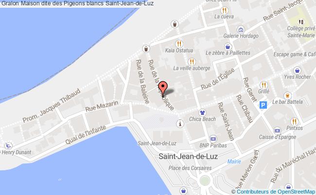 plan Maison Dite Des Pigeons Blancs Saint-jean-de-luz Saint-Jean-de-Luz