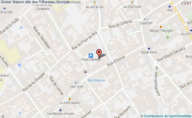 plan Maison Dite Des Trousseau Bourges Bourges