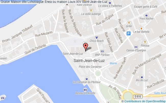 plan Maison Dite Lohobiague Enea Ou Maison Louis Xiv Saint-jean-de-luz Saint-Jean-de-Luz