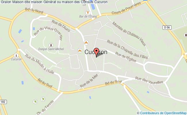 plan Maison Dite Maison Générat Ou Maison Des Consuls Cucuron Cucuron