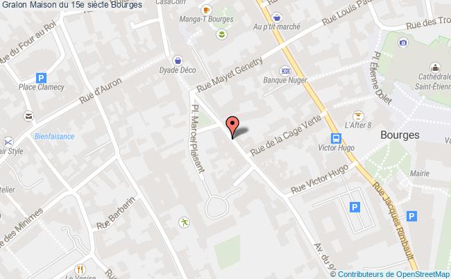 plan Maison Du 15e Siècle Bourges Bourges