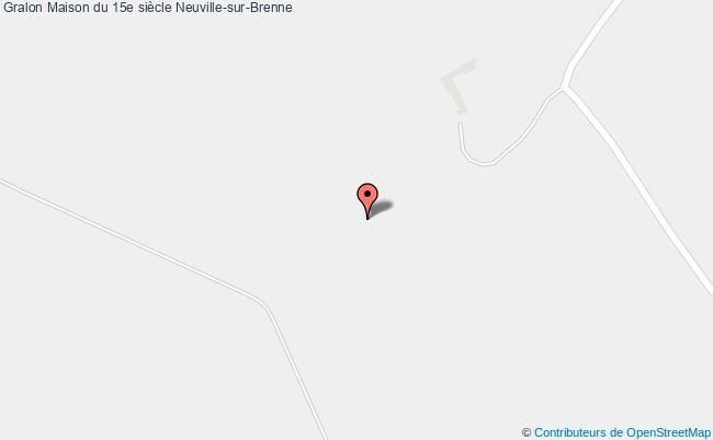 plan Maison Du 15e Siècle Neuville-sur-brenne Neuville-sur-Brenne