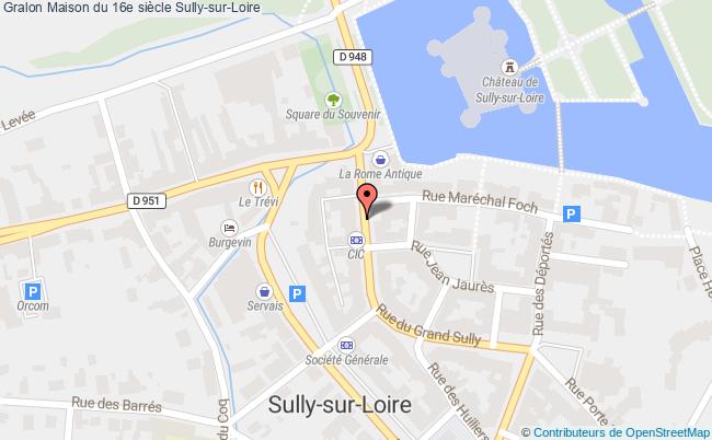 plan Maison Du 16e Siècle Sully-sur-loire Sully-sur-Loire