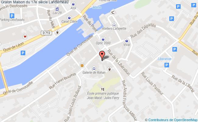 plan Maison Du 17e Siècle Landerneau Landerneau