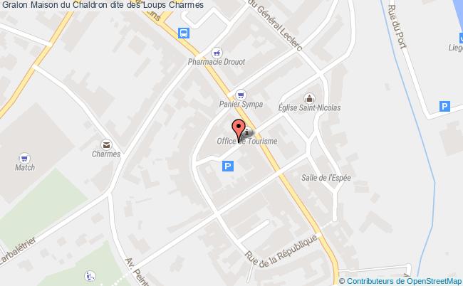 plan Maison Du Chaldron Dite Des Loups Charmes Charmes