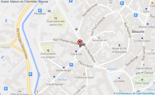 plan Maison Du Colombier Beaune Beaune