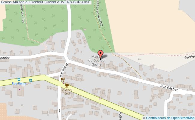 plan Maison Du Docteur Gachet Auvers-sur-oise AUVERS-SUR-OISE