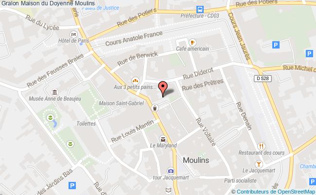 plan Maison Du Doyenné Moulins Moulins