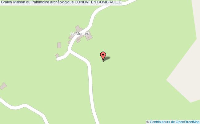 plan Maison Du Patrimoine Archéologique Condat En Combraille CONDAT EN COMBRAILLE