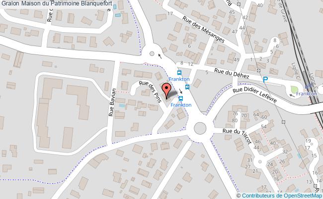 plan Maison Du Patrimoine Blanquefort Blanquefort