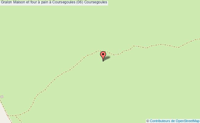 plan Maison Et Four à Pain à Coursegoules (06) Coursegoules Coursegoules