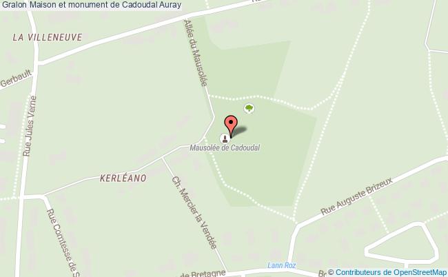 plan Maison Et Monument De Cadoudal Auray Auray