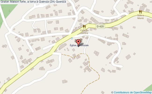 plan Maison Forte, A Torra à Quenza (2a) Quenza Quenza