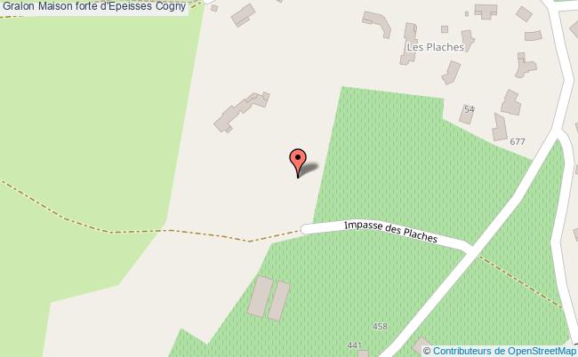 plan Maison Forte D'epeisses Cogny Cogny