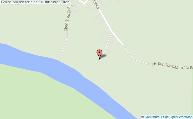 plan Maison Forte De "la Boissière" Ciron Ciron