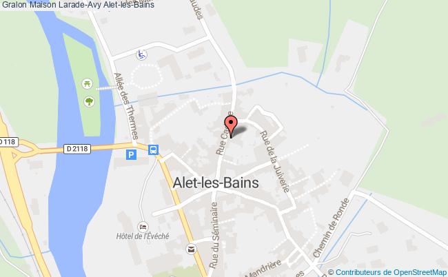 plan Maison Larade-avy Alet-les-bains Alet-les-Bains