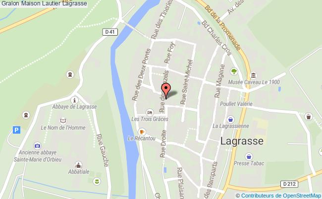 plan Maison Lautier Lagrasse Lagrasse