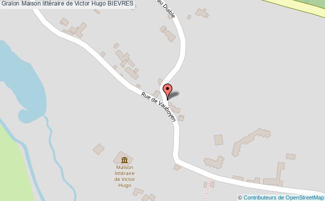 plan Maison Littéraire De Victor Hugo Bievres BIEVRES