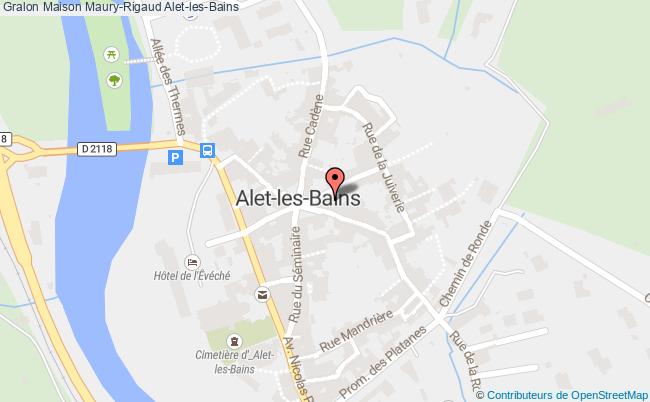 plan Maison Maury-rigaud Alet-les-bains Alet-les-Bains