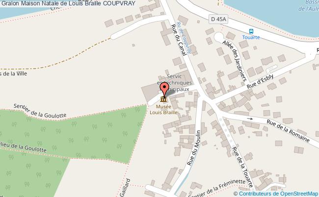 plan Maison Natale De Louis Braille Coupvray COUPVRAY