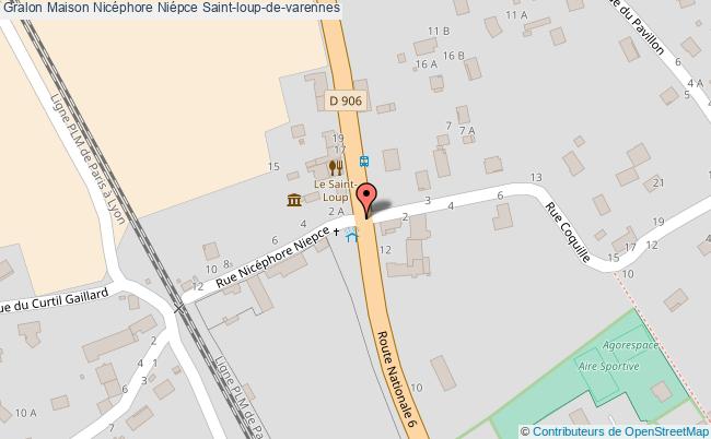 plan Maison Nicéphore Niépce Saint-loup-de-varennes Saint-loup-de-varennes