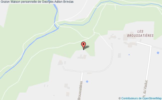 Maison personnelle de georges adilon Brindas tourisme