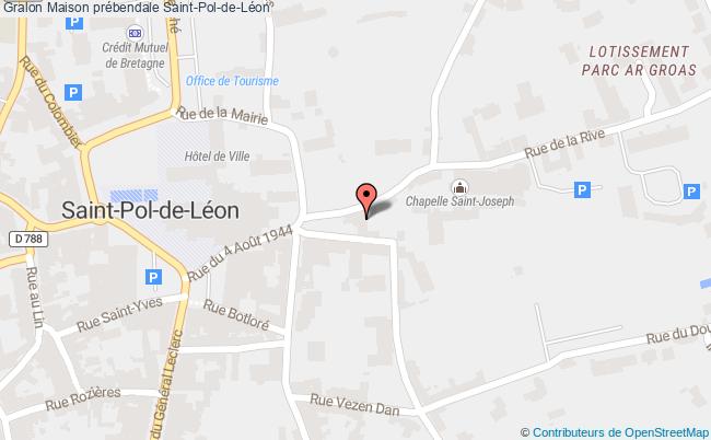 plan Maison Prébendale Saint-pol-de-léon Saint-Pol-de-Léon