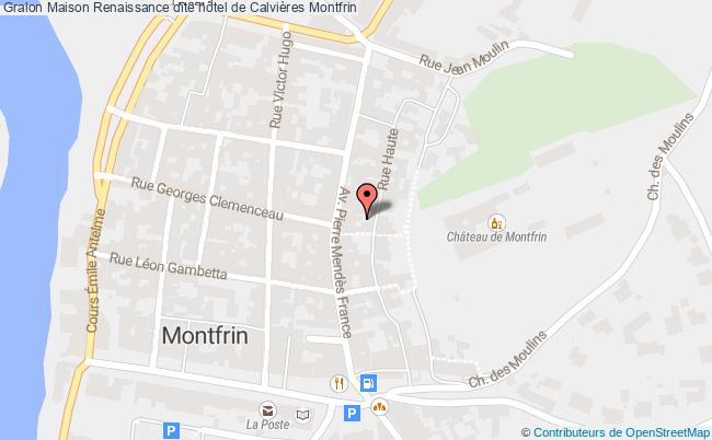 plan Maison Renaissance Dite Hôtel De Calvières Montfrin Montfrin