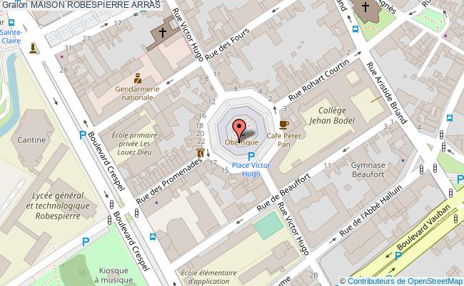 plan Maison Robespierre Arras
