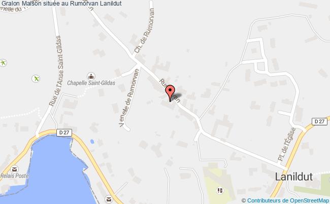 plan Maison Située Au Rumorvan Lanildut Lanildut