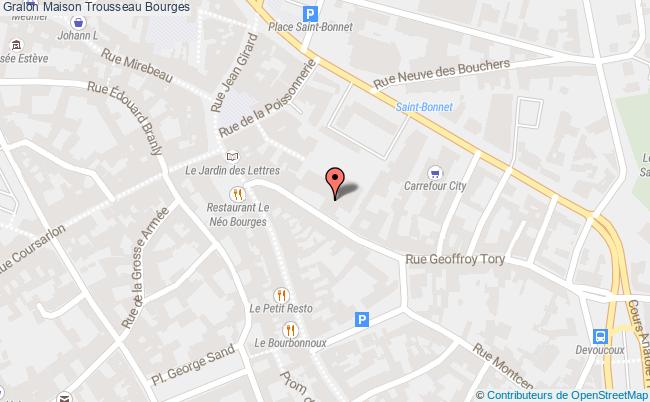 plan Maison Trousseau Bourges Bourges