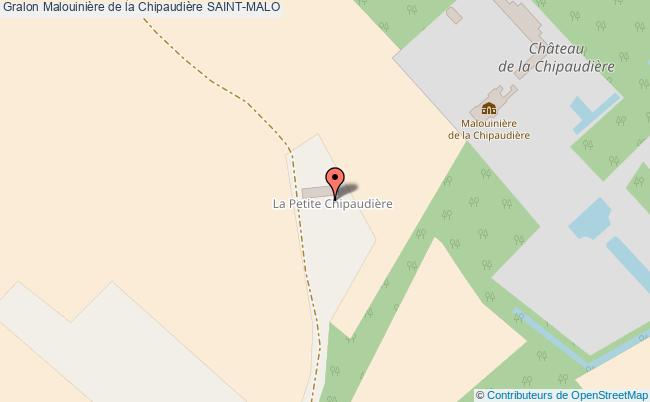plan Malouinière De La Chipaudière Saint-malo SAINT-MALO