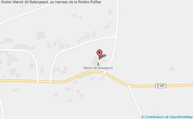 Manoir de balangeard, au hameau de la rivière Ruffiac tourisme