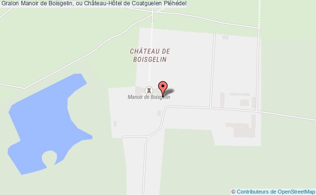 Manoir de boisgelin, ou châteauhôtel de coatguelen Pléhédel tourisme