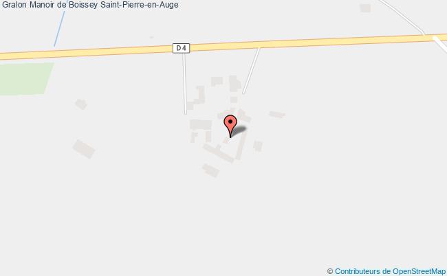 plan Manoir De Boissey Saint-pierre-en-auge Saint-Pierre-en-Auge