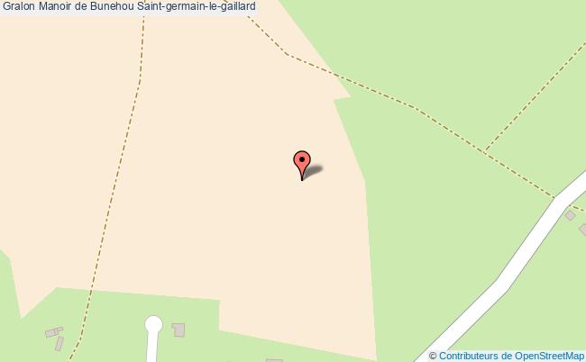 plan Manoir De Bunehou Saint-germain-le-gaillard Saint-germain-le-gaillard