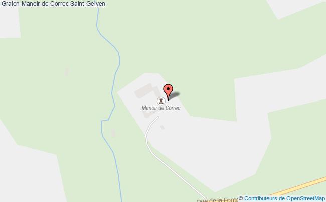 plan Manoir De Correc Saint-gelven Saint-Gelven