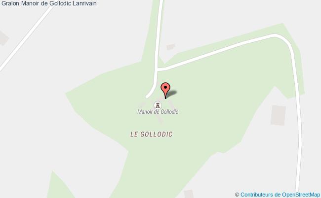 plan Manoir De Gollodic Lanrivain Lanrivain