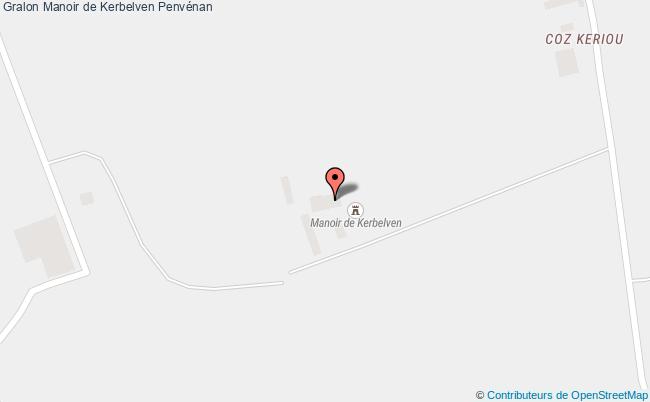 plan Manoir De Kerbelven Penvénan Penvénan