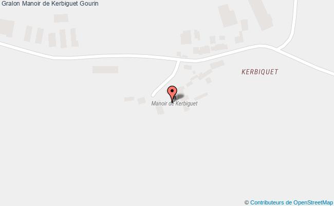 plan Manoir De Kerbiguet Gourin Gourin