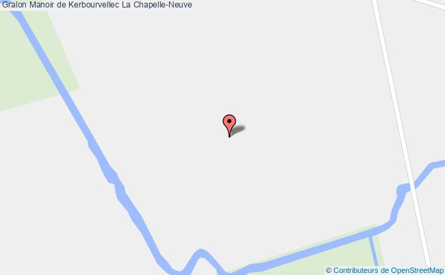 plan Manoir De Kerbourvellec La Chapelle-neuve La Chapelle-Neuve