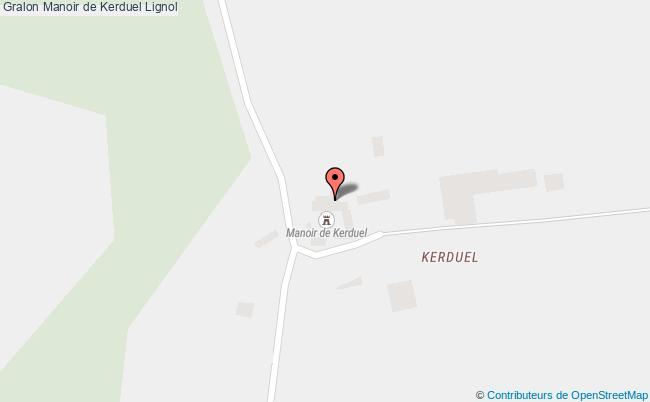 plan Manoir De Kerduel Lignol Lignol