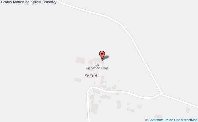 plan Manoir De Kergal Brandivy Brandivy