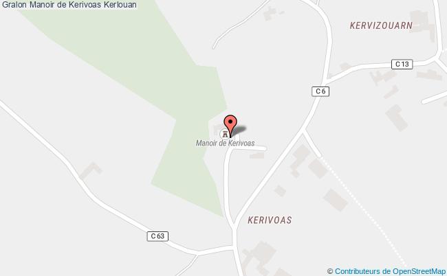 plan Manoir De Kerivoas Kerlouan Kerlouan